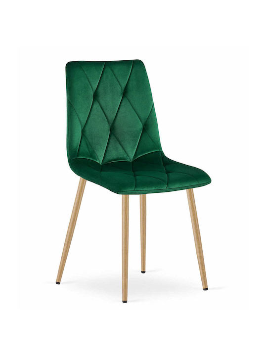 Libra Kitchen Velvet Chair Dark Green Velvet 60...