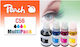 Peach Πακέτο Συμβατών Μελανιών Εκτυπωτή InkJet Canon GI-56 400 Σελίδων 25ml Πολλαπλό (Color) 4τμχ