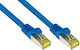 Alcasa U/UTP Кат.7 (10Gbps) Мрежов Кабел Ethernet 1.5м Син