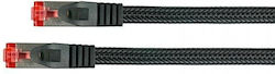 Python 8063PY-005S U/FTP (STP) Cat.6 Ethernet Cable 0.5m Black