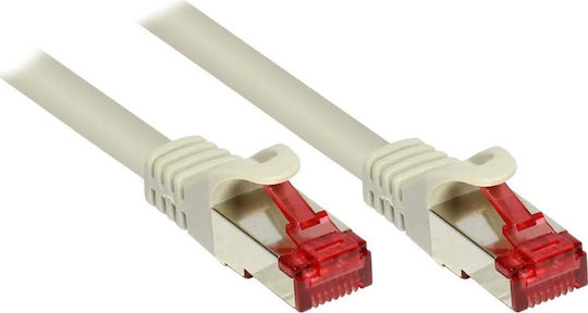 3M S/FTP Кат.6 (Gigabit) Мрежов Кабел Ethernet 3м Сив