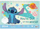 Lilo Stitch Drawing Pad 23x33cm 40 Sheets Stickers Stencil 564983