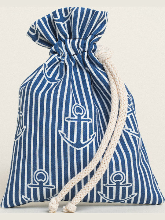 Beauty Home Wedding Favor Pouch Anchor Striped
