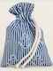 Beauty Home Wedding Favor Pouch Anchor Striped
