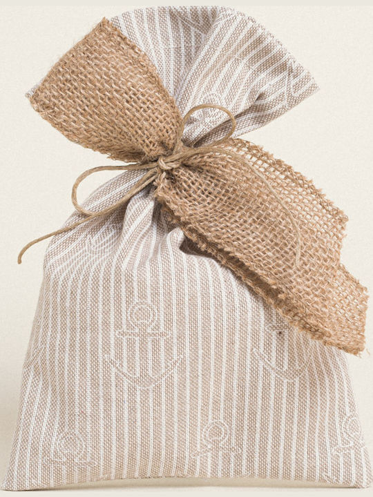 Beauty Home Wedding Favor Pouch Anchor Striped