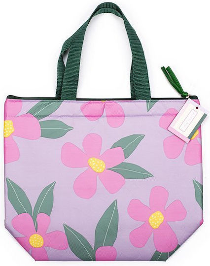 Tri-Coastal Design Modern Retro Flowers Kids' Lunch Bag Handbag 26x10x30cm