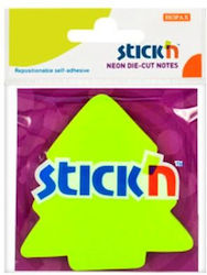 Stick N Note Neon cu Design Arbore 76 x 76, 50 File, Hopax