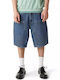 Classic H Double Knee Herrenshorts Stone Wash Indigo