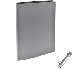 Папка PP с 2 ринга 23x32x2.3см 04 сива