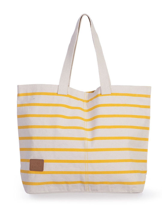 Nef-Nef Homeware Elveria Fabric Beach Bag Yellow