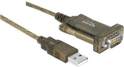 DeLock Καλώδιο D-Sub 15-Pin male σε USB-A 1.4m (64073) 1τμχ