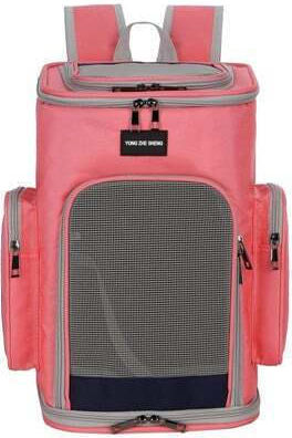 Rucsac Pentru Transport Câine/Pisică Până La 5kg Roz L40xL27xÎ25cm