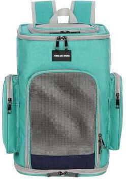 Rucsac Pentru Transport Câine/Pisică Până La 5kg Turcoaz L40xL27xÎ25cm
