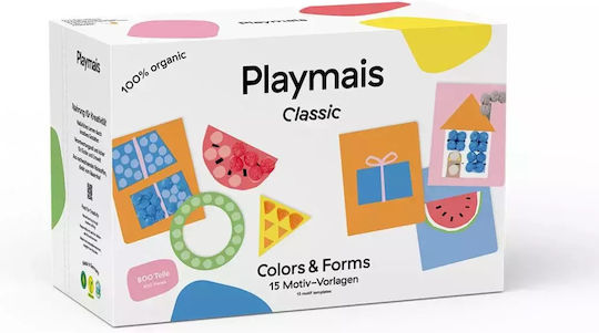 Playmais Children's Craft Classic Construction Sponges Corn Cards for Children 3+ Years 800pcs