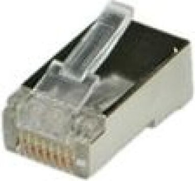 Roline Stecker RJ-45 männlich 10Stück Silber (12.01.1089)