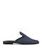 Mules with Heel in Blue Color