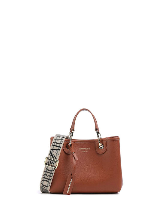 Emporio Armani Γυναικεία Τσάντα Χειρός Καφέ
