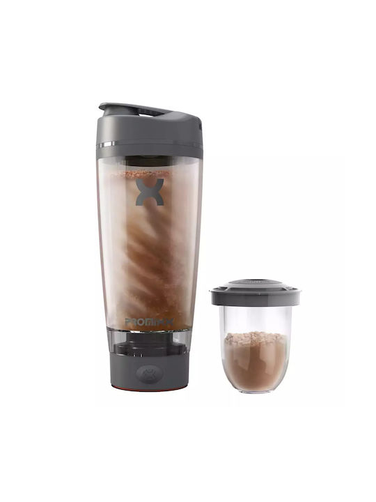 Promixx Shaker Πρωτεΐνης 600ml Πλαστικό Γκρι