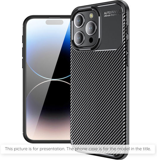 Techsuit Carbon Back Cover Silicone Black (Galaxy XCover7)