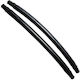 Pair of Black Honey Xifias Sub Black Latex Dunlop USA Bands Φ17.5mm 18cm 2083