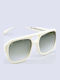 Red Raven Stellar Men's Sunglasses with White Plastic Frame and Gray Lens rd-000059-WHITEEMERALD-52775561134414