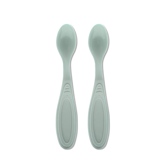 Lorelli Set pentru bebeluși cu Linguri din Plastic pentru 6+ luni Verzi 2buc