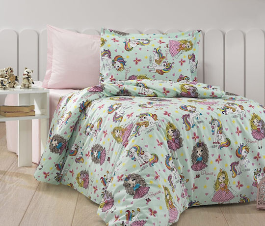 MayHome Față de pernă pentru copii din bumbac 100% 50x70cm Colorată