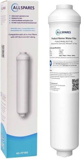 Samsung Draußen Ersatz-Wasserfilterkartusche für Kühlschrank AllSpares ASFF190 1Stück