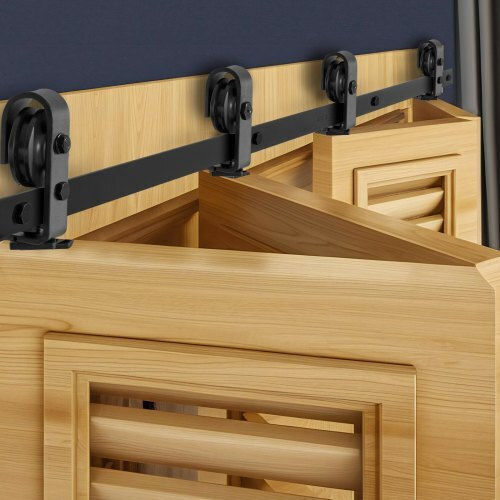 Vevor Sliding Door Mechanism 193.04cm Black