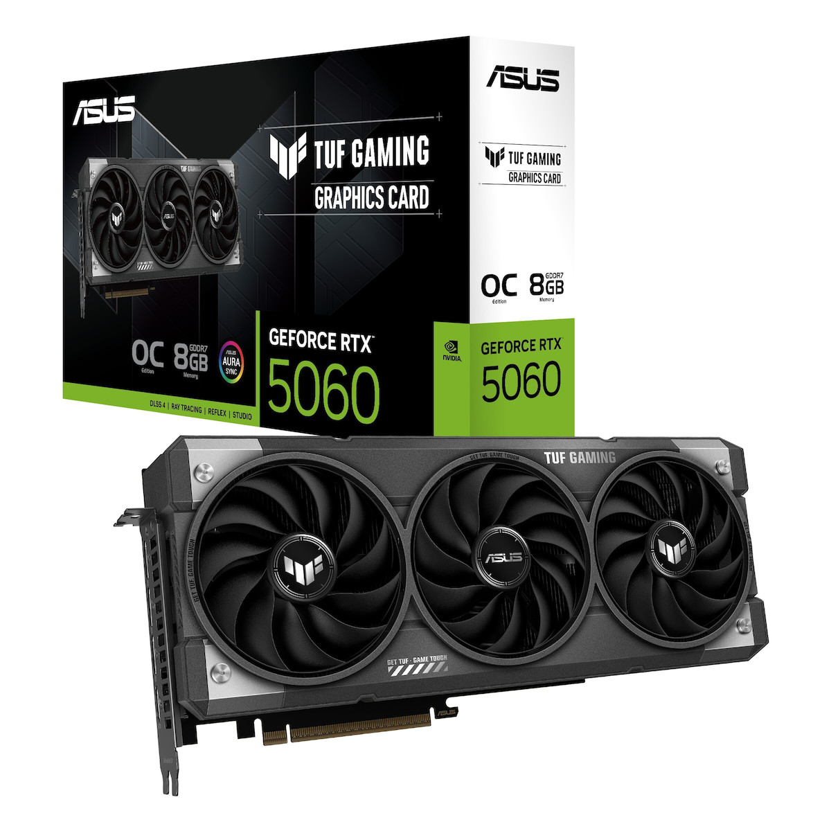 Asus GeForce RTX 5060 8GB GDDR7 TUF Gaming OC Edition Κάρτα Γραφικών