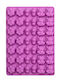 Baby Donkey Non-stick Silicone 42 Cups Baking Pan 17.6x12.3x1.2cm