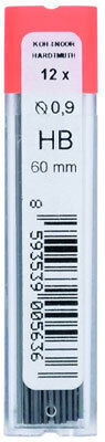 Mechanical Pencil Lead 0.9 mm HB Tube of 12 Leads