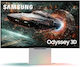 Samsung Odyssey 3D G90XF IPS HDR Gaming Monitor 27" 4K 3840x2160 165Hz με Χρόνο Απόκρισης 1ms GTG