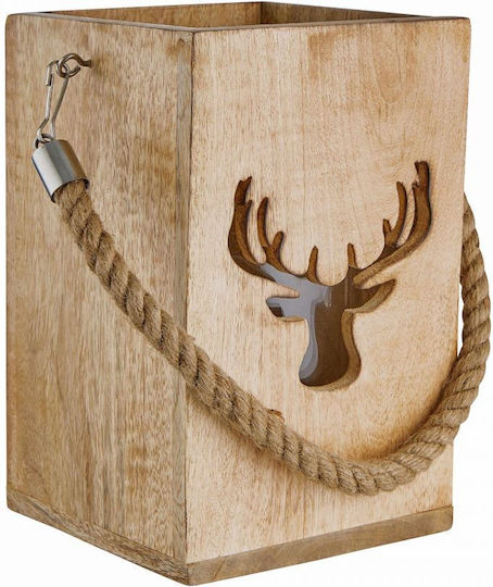 Butlers Christmas Wood Candle 24x16cm