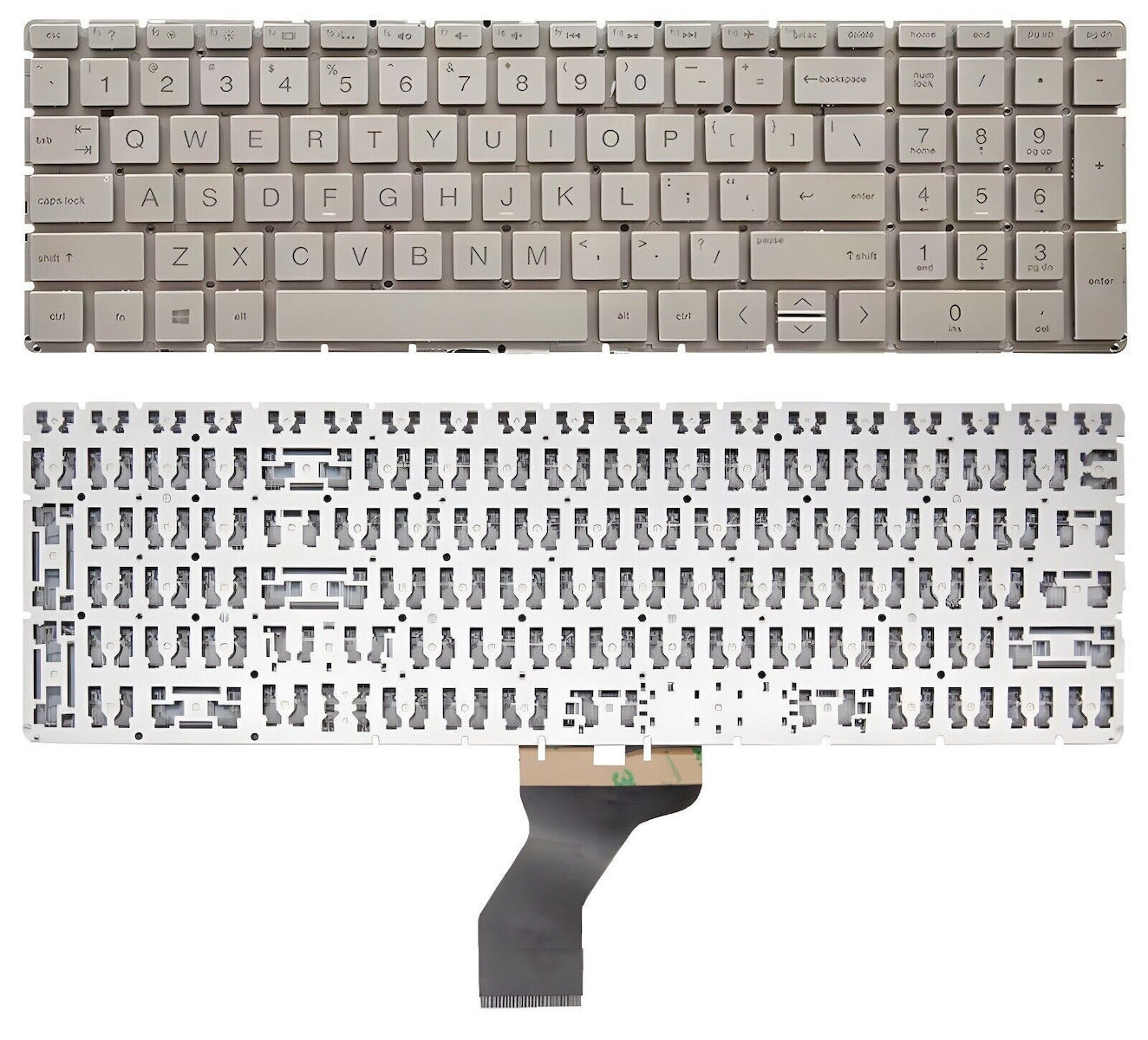 Tastiera Italiana HP Per 15-DA, 15-DB, 15-DR, 250 G7, 255 G7 - Nera, Layout QWERTY, Nuova