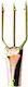 Xifias 401a Dreizackkopf 3 Zinken 6mm