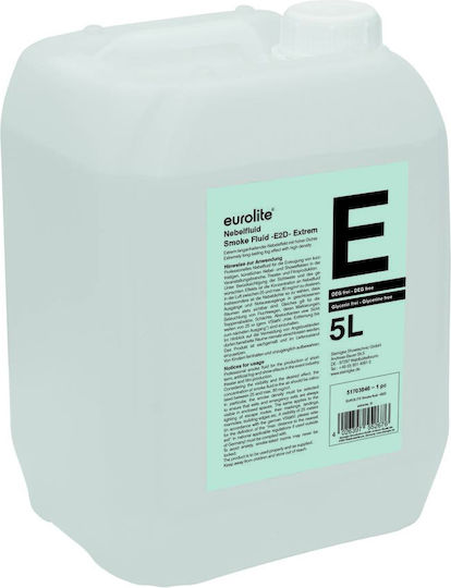Eurolite E2d Extreme Υγρό Μηχανής Καπνού Υψηλής Πυκνότητας 5l Υγρό Μηχανής Καπνού Hazer 5l