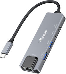 Equip USB Hub 10 Θυρών (USB-C) + LAN 133496