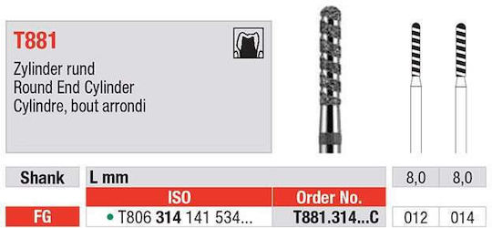 eDenta Milling Cutter for Rotary Tool