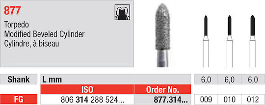 eDenta Milling Cutter for Rotary Tool