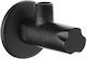 Angle Valve Ceramic 1 2x3 8 Black Invena