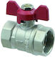 Ball Valve 1/2 Inch Butterfly Threaded Ends