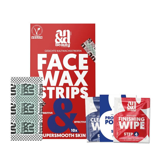 AndBeauty Wax Strips for Face for Sensitive Skin 10pcs
