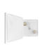 Eco Light Ceiling Mount Light 29.5cm White with E27 Lamp Adapter