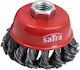 Perie rotativă tip cupă din sârmă 75mm Satra