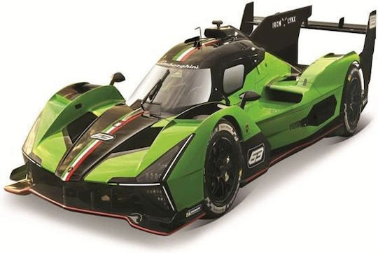 Кола Bburago Lamborghini Sc63 мащаб 1:43 зелен цвят за възрастни
