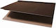 Knee Desk Pad Leatherette Brown Double Sheet 34*47cm Greek Made