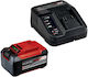 Einhell Starter Set 18V 5.2Ah Plus Charger
