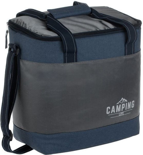 Geantă pentru alimente 15l 28x18x30cm albastru jean antracit