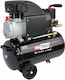 AWTools Compressor Einphasig Luftkompressor 93dB mit Leistung 2hp und Lufttank 24Es
